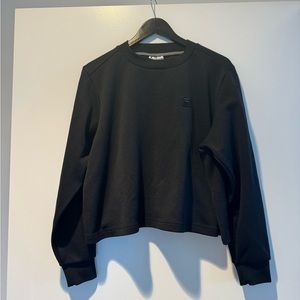 Fila x Bandier Black Cropped Sweatshirt
